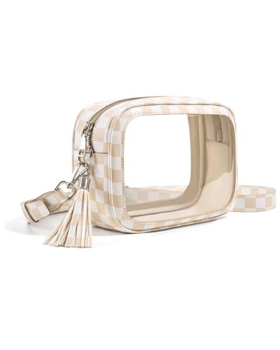 Image of Unilily Clear Bag for Stadium Events, Clear Purse Stadium Approved Crossbody Bag for Concerts Sports Festivals Events Women