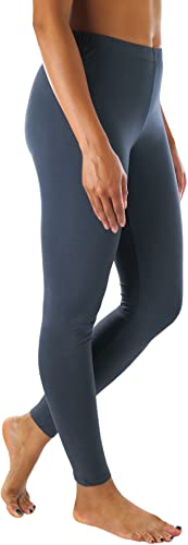 Image of ToBeInStyle Women's Skinny Fit Cotton Full Length Leggings Tights - Regular and Plus Sizes