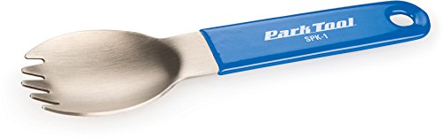 Park Tool SPK-1 Göffel – Multifunktionaler Löffel & Gabel aus Edelstahl 316, Mitnehmwerkzeug, Blau, Spülmaschinenfest Fahrrad Zubehör für unterwegs