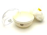 Idol Design Baby Powder Puff with Container Case (Yellow)