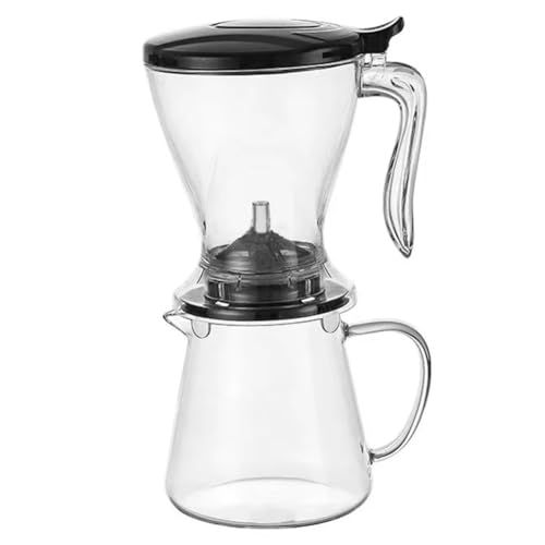 Eeuye con Filtro de Café de Gran Capacidad con Tapa: Infusor de Té y Café por para Preparar A Mano, Cafetera Espresso, Ideal para Bebidas Heladas