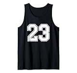 numero 23 maglia per lo sport scolastico o il 23° compleanno canotta
