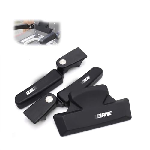 Hinterer Griff Für Yamaha Xt1200Z Super Tenere XT700Z XT 1200 Z 700 Hinten Box Beifahrer Armlehne + Topcase Set Rückenlehne Kissen(Black and White)