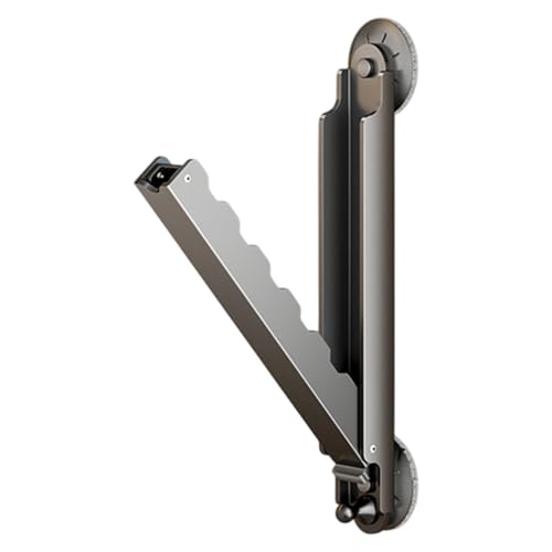 Estante de secado con ventosa, estante de secado de ropa montado en la pared, organizador portátil para colgar ropa, diseño de succión fuerte, accesorio de lavandería que ahorra espacio para vestíbulo