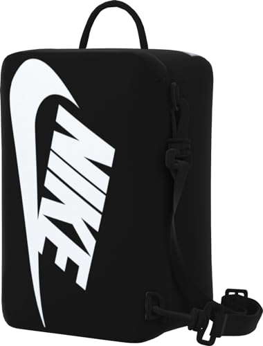 Borsa portascarpe Nike DV6092-010 Nike Borsa sportiva Unisex Adulto BLACK/BLACK/WHITE Taglia MISC