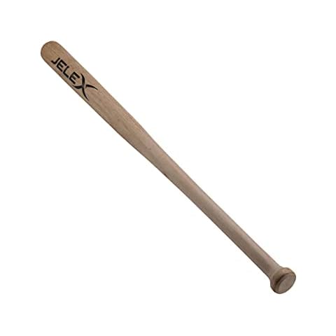 JELEX New York Holz Baseballschläger mit Einer Länge von 32 Zoll (ca. 81 cm), Gewicht 780 g. Für Anfänger und Hobbyspieler, perfekt ausbalanciert für eine optimale Treffsicherheit (32 Zoll) Cover