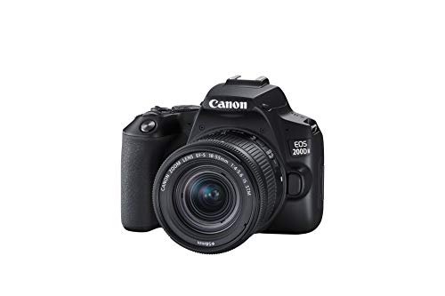 Canon EOS 200D II 24.1MP Digital SLR Camera + EF-S 18-55mm f4 is STM Lens (Black) amazinggiftidea-com