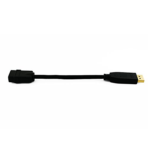 Cablesson DisplayPort to HDMI Multimode Short Cable, DP Male to Female HDMI video adapter, Active with audio, 4k, Full HD - Image 3