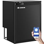 AAOBOSI 65L Campervan Fridge, Camping Refrigerator with APP Control, 12V Fridge Freezer for Campervan, Car, Truck, Boat, Motorhome, Travel