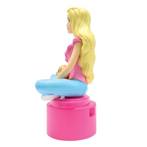 Lexibook, Barbie NLJ01BB Baby Nursery Soft Light Battery Operated LED Pocket Night Light Pink