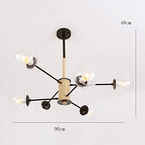 Lustres de luxe E27 Nordic Molecule en blanc laiteux pour intérieur raffiné - 8