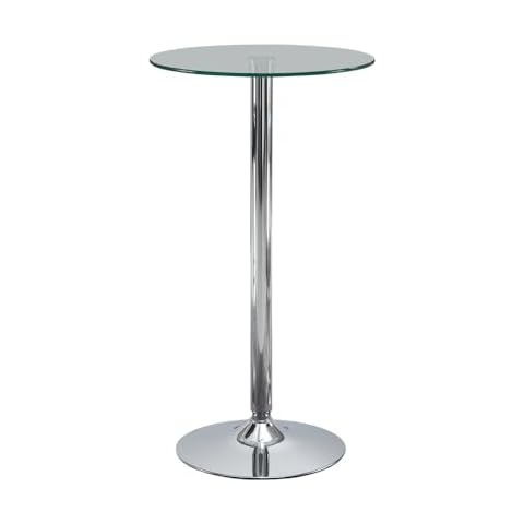 Coaster Home Furnishings Pub Height Bar Table with Tempered Glass Top Cover
