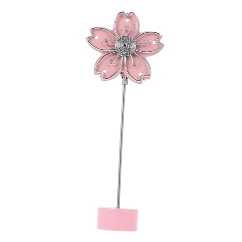 Holibanna Adorable Flower Memo Holder Stand Cute Desk Photo Clip with Metal Design Decorative Flower Shape for Cards and Photos for Weddings Parties and Home Decor