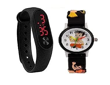sba prime Analogue & Digital Combo Watch for Boys & Girls Pack 2 (Black) (B082WKBLK2) Amazon Price History, Amazon Price Tracker