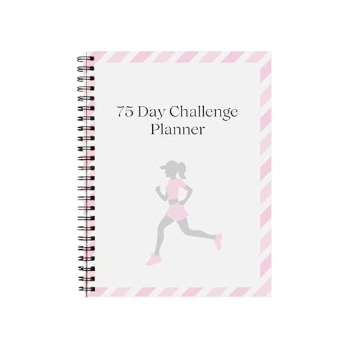Carnet de planification et journal intime de 75 jours portable pour objectifs