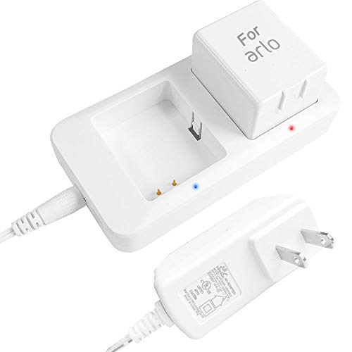 Charger for Arlo Charger for Arlo Batteries for Arlo Security Ligh Arlo Pro Arlo Pro 2 & Arlo Go Cameras Fireproof Material Adapter Pass CE FCC & UL Certified