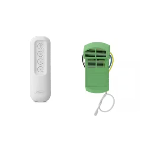 Kashoom Universal 3 Speed Damp Rated Ceiling Fan Handheld Remote Control White cover