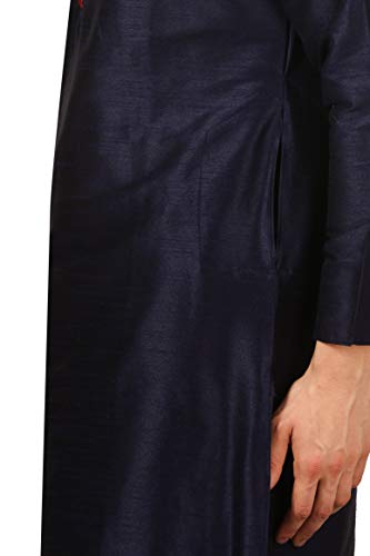 Image of Royal Kurta Men's Cotton Silk Dhoti Kurta (White)