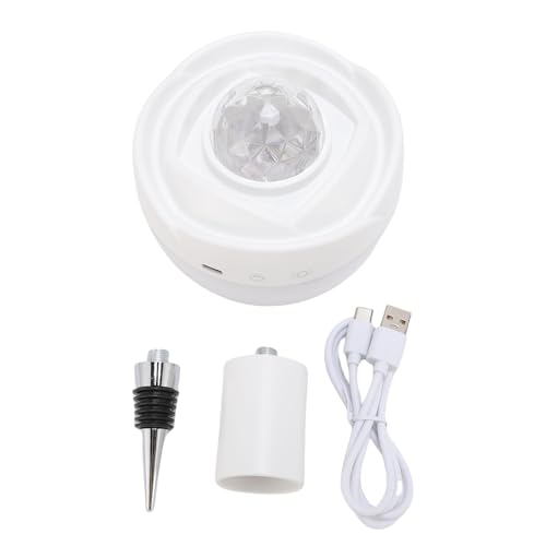 Fafeicy Lámpara de Botella Recargable Inalámbrica, Luz de Botella LED RGB Alimentada por USB con Temperatura de 3 Colores Regulable Continua para Decoración de Dormitorio, Restaurante y