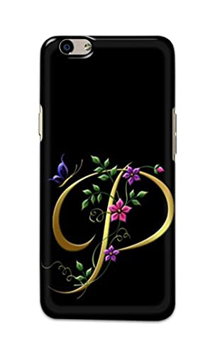 Image of Printed Hard Back Cover Case for Oppo F1s | Oppo A59 Back Cover (Alphabet P) -1803