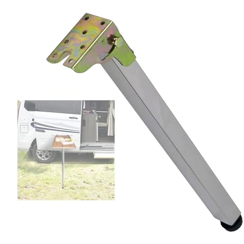 LKLNCXC Patas de Muebles Patas Plegables de Acero Inoxidable for mesas, Patas telescópicas for Barras y escritorios, elevables for Comedor armarios 30 a 150 cm(61 cm)