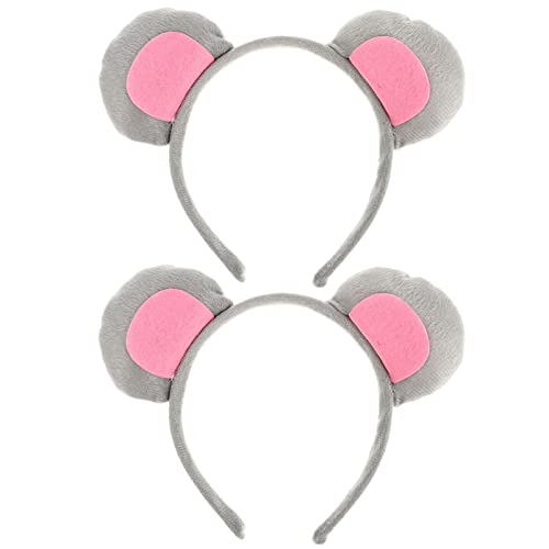 PRETYZOOM Fascia per capelli in peluche, colore