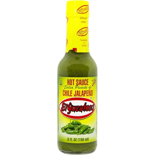 El Yucateco Salsa Picante de Chile Jalapeño Botella 150 ml