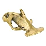 Sculpture de prospérité : la décoration de bureau en forme de requin exquise et unique est parfaite pour la décoration de bureau intérieure, pleine de nouveauté.