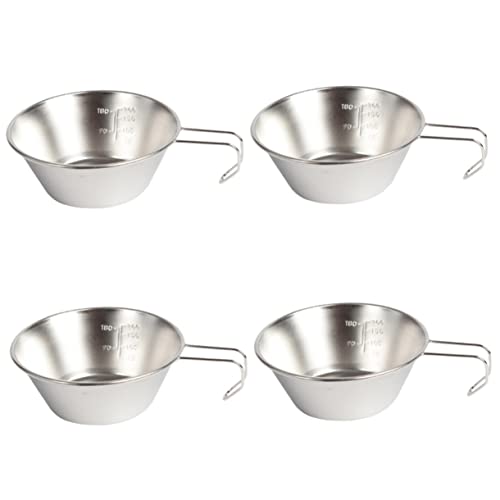 VICASKY Water Cup Bowl Multi Function Camping Supplies for Outdoor Activities for Hiking Backpacking and Picnics Smooth Surface Design Comfortable Grip