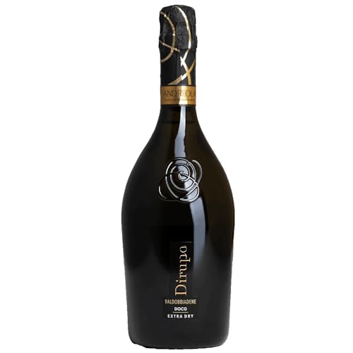 Andreola Prosecco Valdobbiadene DOCG Extra Dry Dirupo, 75cl, Confezione da 6 Bottiglie