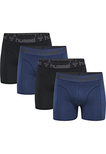 Preisvergleich Produktbild hummel Marston Boxershorts 4er Pack Black / Navy 2XL