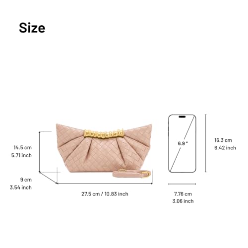 Image of JW PEI Women's Leia Pleated Clutch