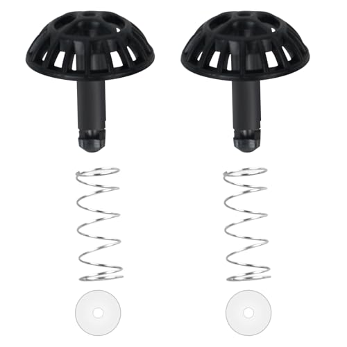 Image of 2-Pack Coffee Machine Brew Basket Bottom Spring Loaded Stopper Kits Replacement Brew Basket for Cuisinart DCC-1200 DCC-1200BCH DCC-1200BW Coffee Maker Brew Basket Parts