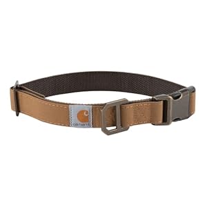 Carhartt, Collar de Perro de Nailon para Hombre, Carhartt® Brown, M
