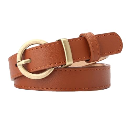 Wvapzxx Women Girl Pu Leather Pin Buckle Belt Waistband