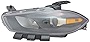 TYC Left Headlight Assembly Compatible with 2013-2015 Dodge Dart