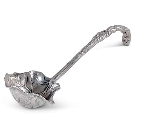 Arthur Court Designs Aluminum 12 inch Long Grape Pattern Punch/Soup Ladle