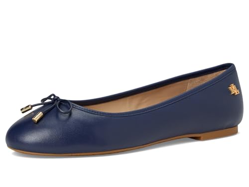 Lauren Ralph Lauren Women's Jayna Nappa Leather Flat Ballet4