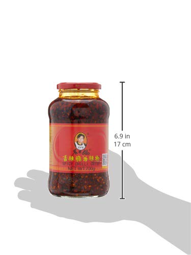 Geroestete Chilipaste, Crispy Chilli in oil 670 g, geroestete Chiliflocken mit Zsechuan Pfeffer