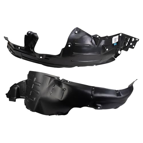Image of TRQ Inner Fender Liner Set Compatible with 2011-2013 Hyundai Sonata HY1248124 HY1249124