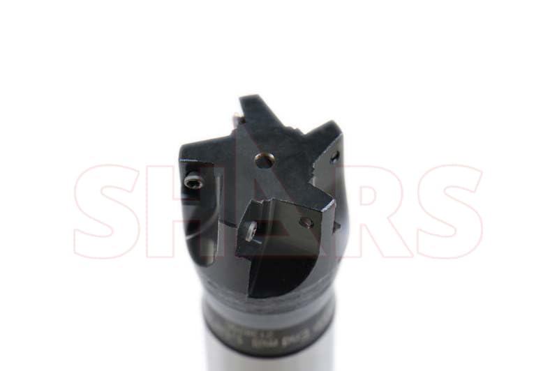 Image of Shars 1-1 /4 inch 90 Degree Square Shoulder Indexable End Mill with 5 PCS of APKT 1003 Inserts 404-2862W+404-6960(5) P[