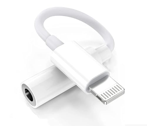 Image of Apple-Mfi Certified LightninIG to 3.5 Mm Headphone Jack Adapter, Aux Audio Jack, I-Phone Dongle Cable Compatible with I-Phone 14 /13 /12 /11 Pro /Xr /Xs Max /X /8 /6 All iOS Devices