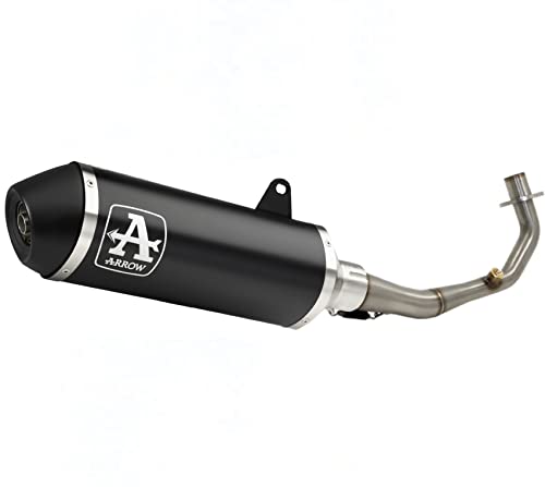 Escape Arrow 53510ANN de aluminio negro para mejorar la conducción urbana en Honda SH 300