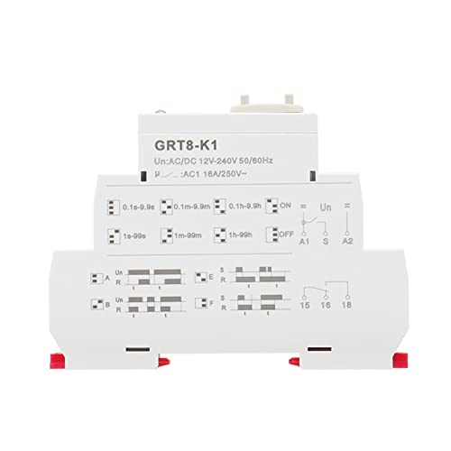 Relais de minuterie multifonction GRT8-K1 AC230V pour tableau - 4