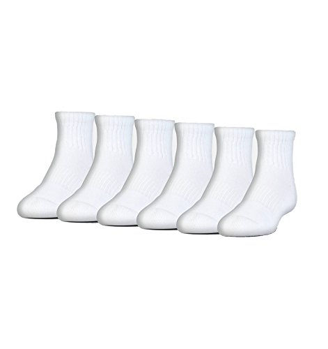 Calcetines Under Armour UA Charged Cotton para hombre en color negro pack de 3 pares