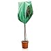 Produktbild GardenGloss® Pflanzenschutz Winter [Verschiedene Größen]  Winterschutz für Kübelpflanzen, Palmen und andere Pflanzen  Reissfest, UV-Stabil und Wiederverwendbar  Wintervlies (Grün, 100x80cm)