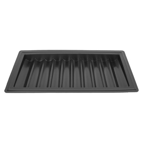 Caja organizadora para fichas de póquer Gadpiparty de plástico negro ligero