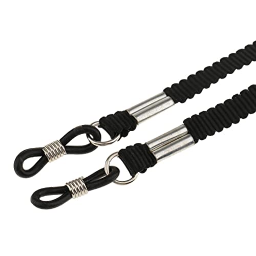 WINTI 5PCS/SET Nylon Eyeglasses Sunglasses Eyewear Lanyard Cord Holder Sports Gym Home Outdoor Travel Accessories Black