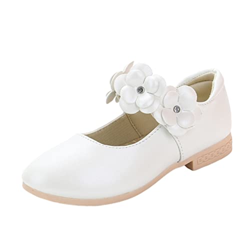 GALPADA Shoes Kids Girls Toddler Soft Sole Shoes White Comfortable Breathable Material Size 26 Eu27 Us9.5 Uk10