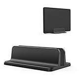 ノートパソコン スタンド 縦置き 収納 ホルダー幅調節可能 アルミ合金素材 OBENRI Vertical Laptop Stand Designed for MacBook Pro Air Mini Clamshell Mode & All Notepc